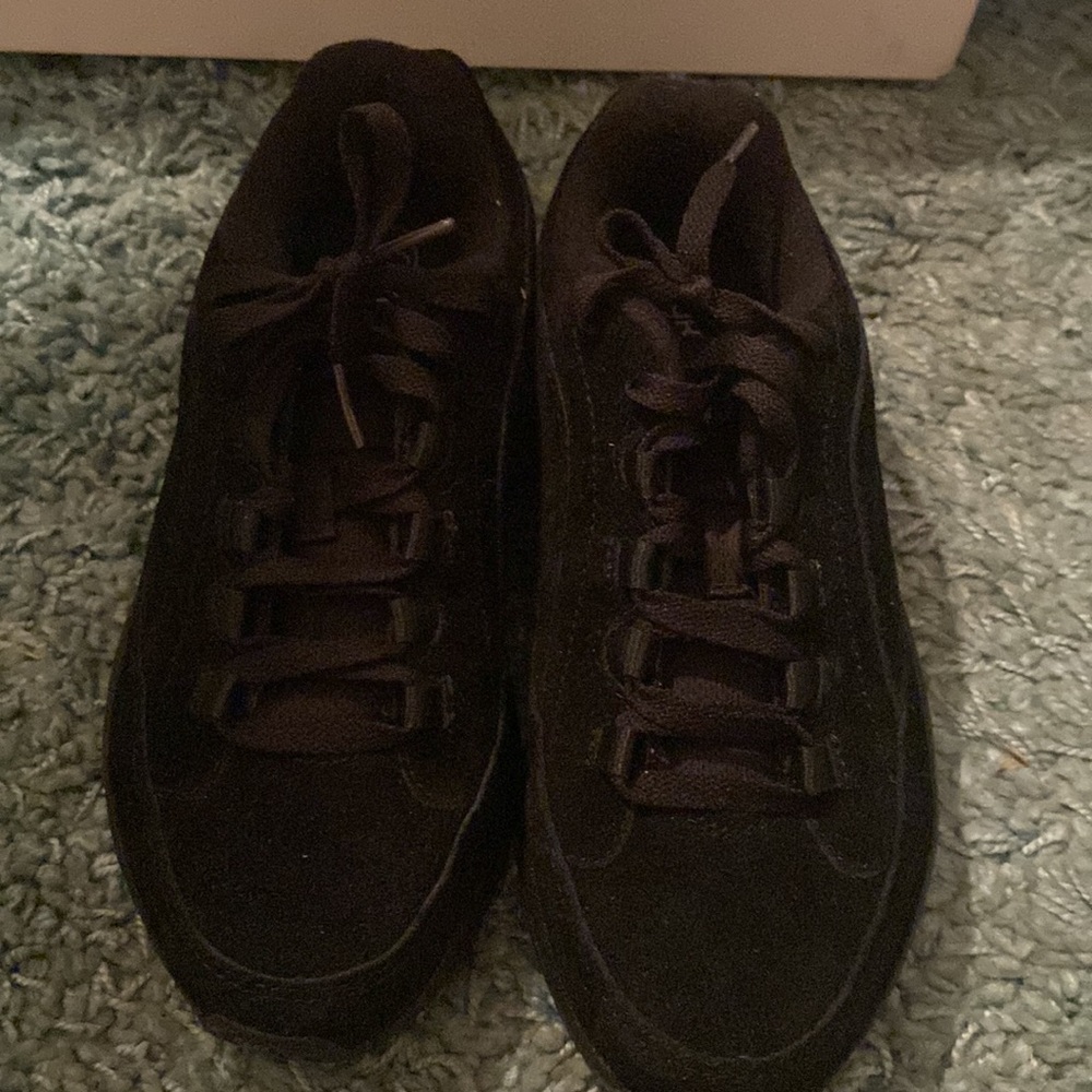 Brand new in box Ryka black suede sneakers. Medium width.